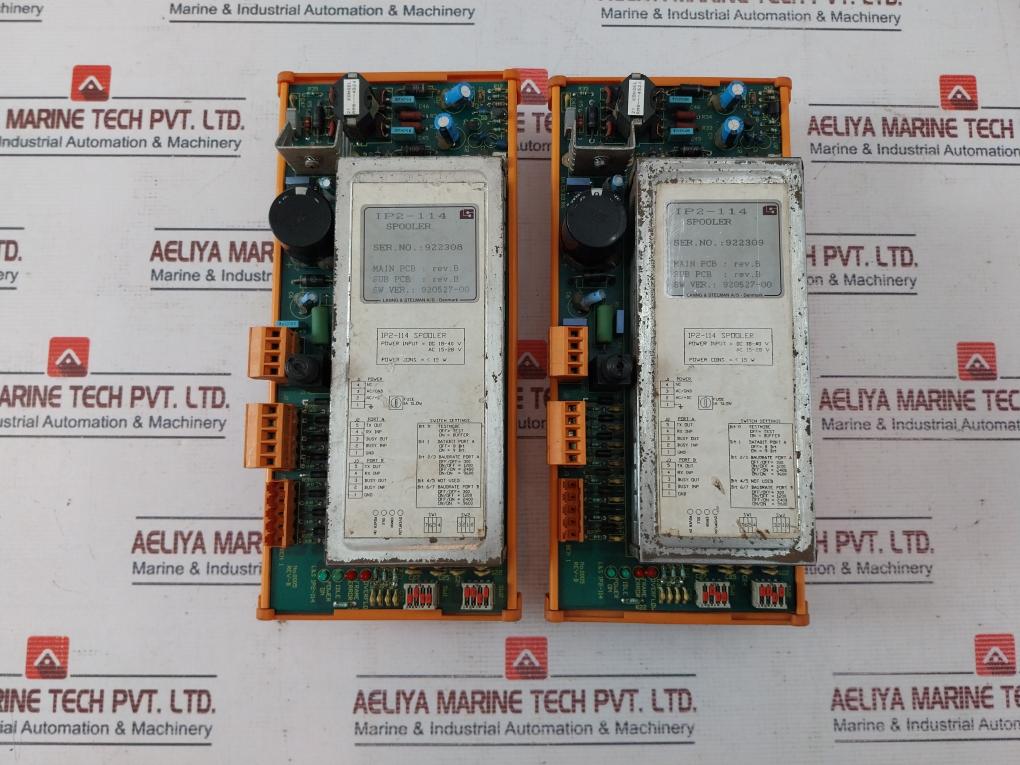 Lanng & Stelman Ip2-114 Spooler Pcb Module Ip2-114 Dc 18-40V Ac 15-28V