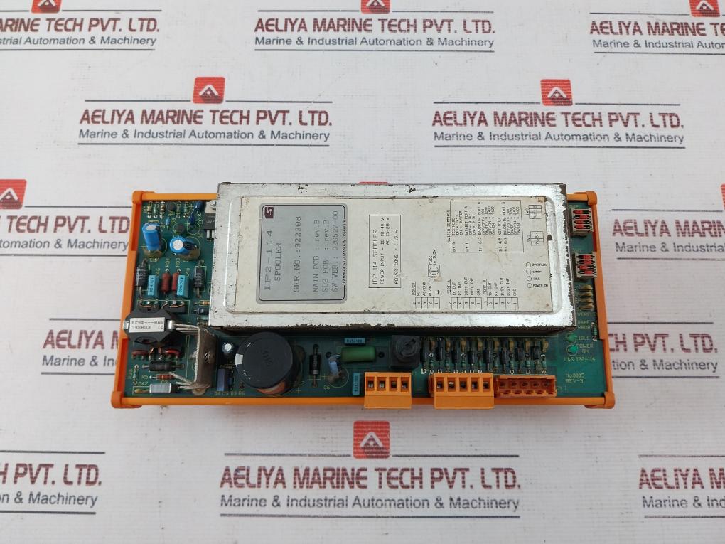 Lanng & Stelman Ip2-114 Spooler Pcb Module Ip2-114 Dc 18-40V Ac 15-28V