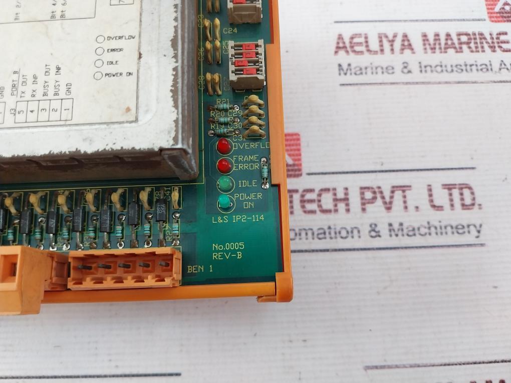 Lanng & Stelman Ip2-114 Spooler Pcb Module Ip2-114 Dc 18-40V Ac 15-28V