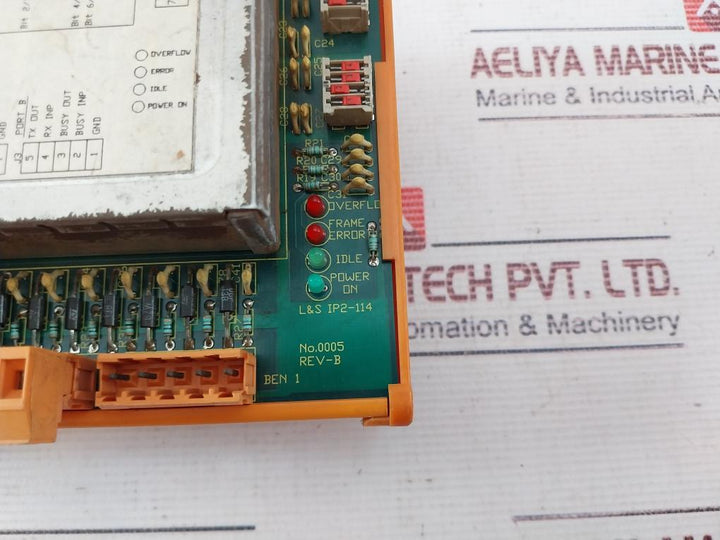 Lanng & Stelman Ip2-114 Spooler Pcb Module Ip2-114 Dc 18-40V Ac 15-28V