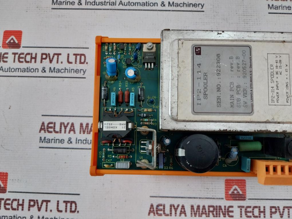 Lanng & Stelman Ip2-114 Spooler Pcb Module Ip2-114 Dc 18-40V Ac 15-28V
