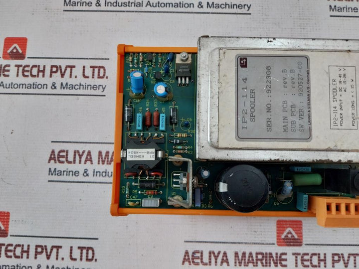Lanng & Stelman Ip2-114 Spooler Pcb Module Ip2-114 Dc 18-40V Ac 15-28V