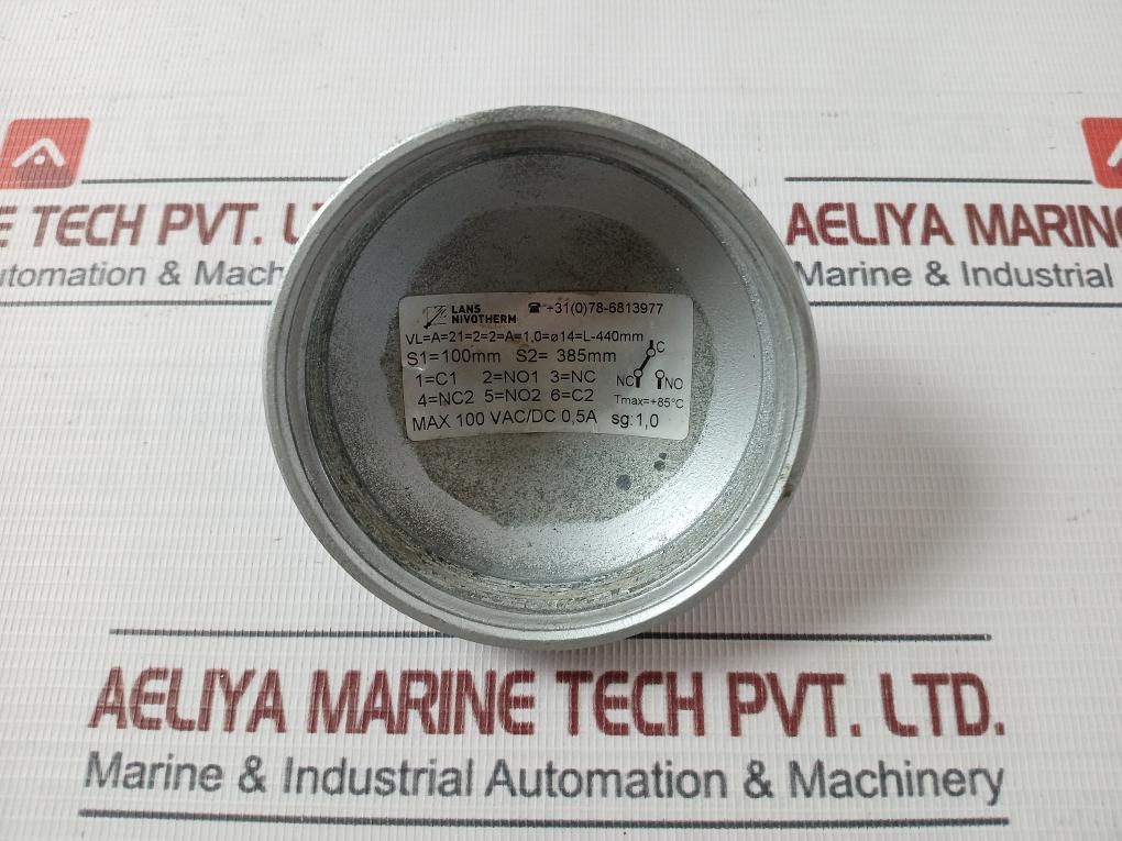 Lans Nivotherm Max 100Vac/Dc 0,5A Liquid Level Float Switch 100Mm