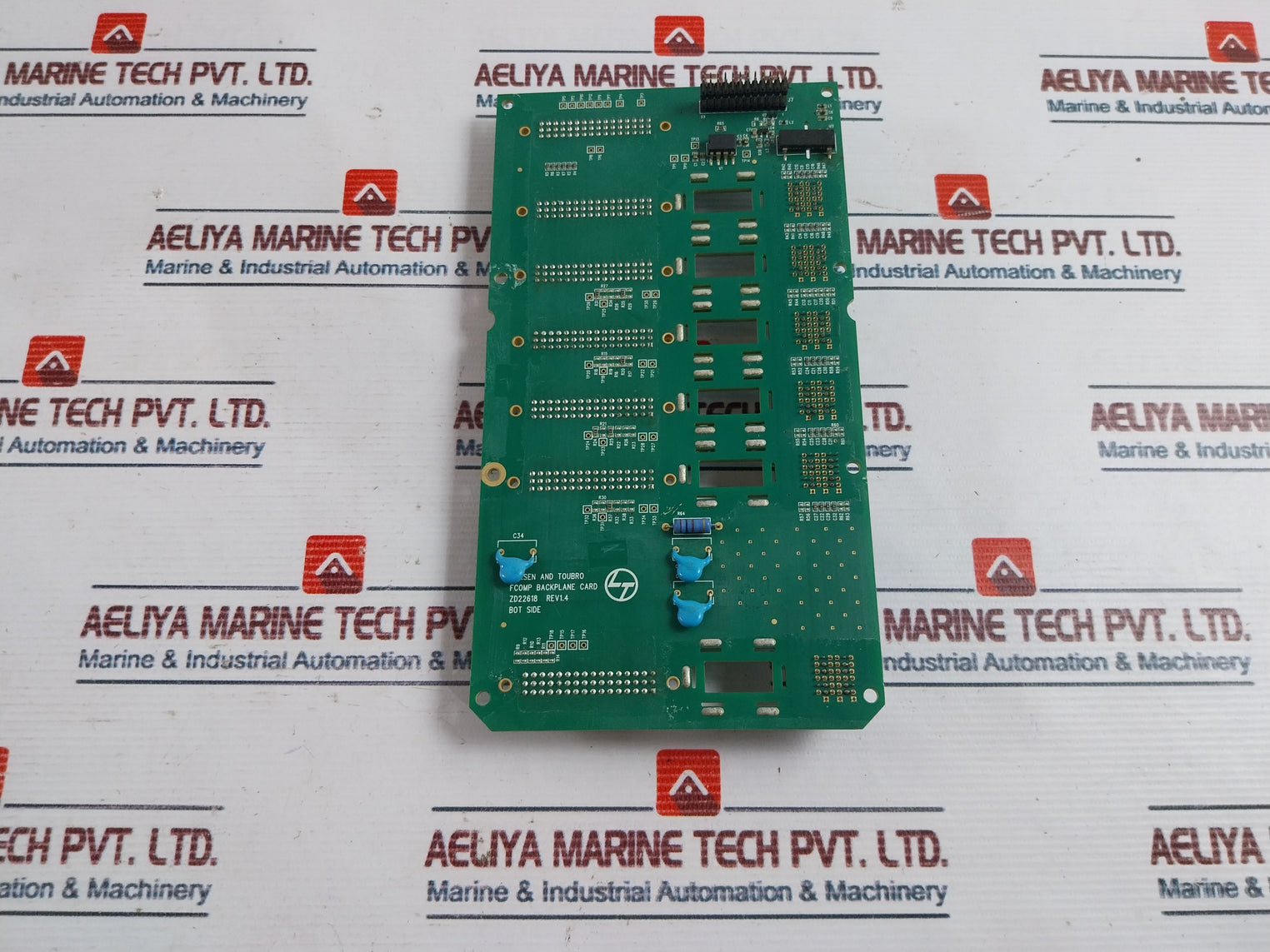 Larsen And Toubro Zd22618 Fcomp Backplane Card Rev 1.4