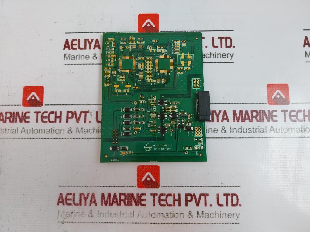 Larsen & Toubro Acb0081pcb01 Printed Circuit Board Module, Zd22003 Rev 3.3 94v-0