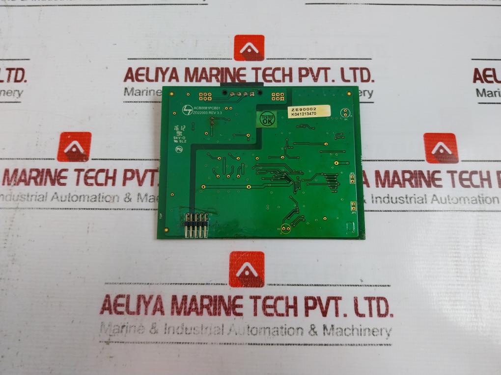 Larsen & Toubro Acb0081pcb01 Printed Circuit Board Module, Zd22003 Rev 3.3 94v-0