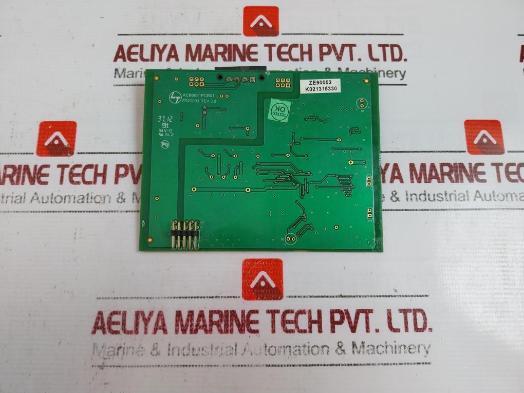 Larsen & Toubro Acb0081pcb01 Printed Circuit Board Module, Zd22003 Rev 3.3