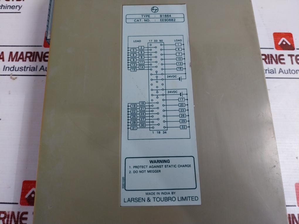 Larsen & Toubro B1664 Communication Module Ed01020 24 Vdc Ed01010