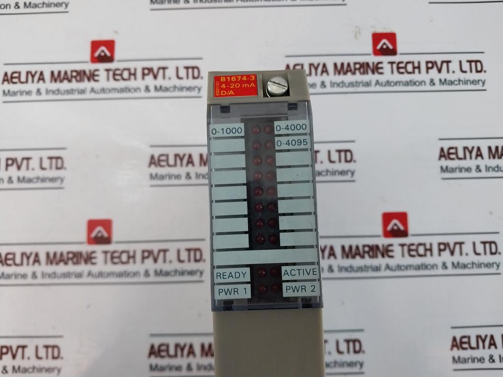 Larsen & Toubro B1674-3 Analog Output Card Ee 91012