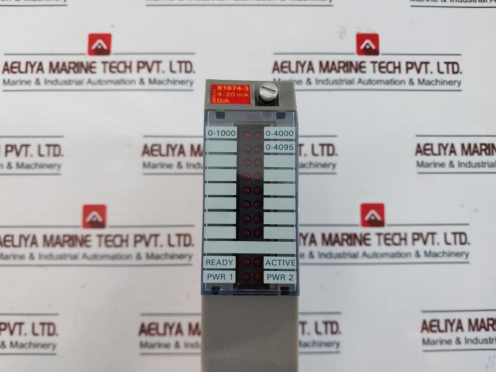 Larsen & Toubro B1674-3 Input Output I/o Module 4-20ma Ee91012