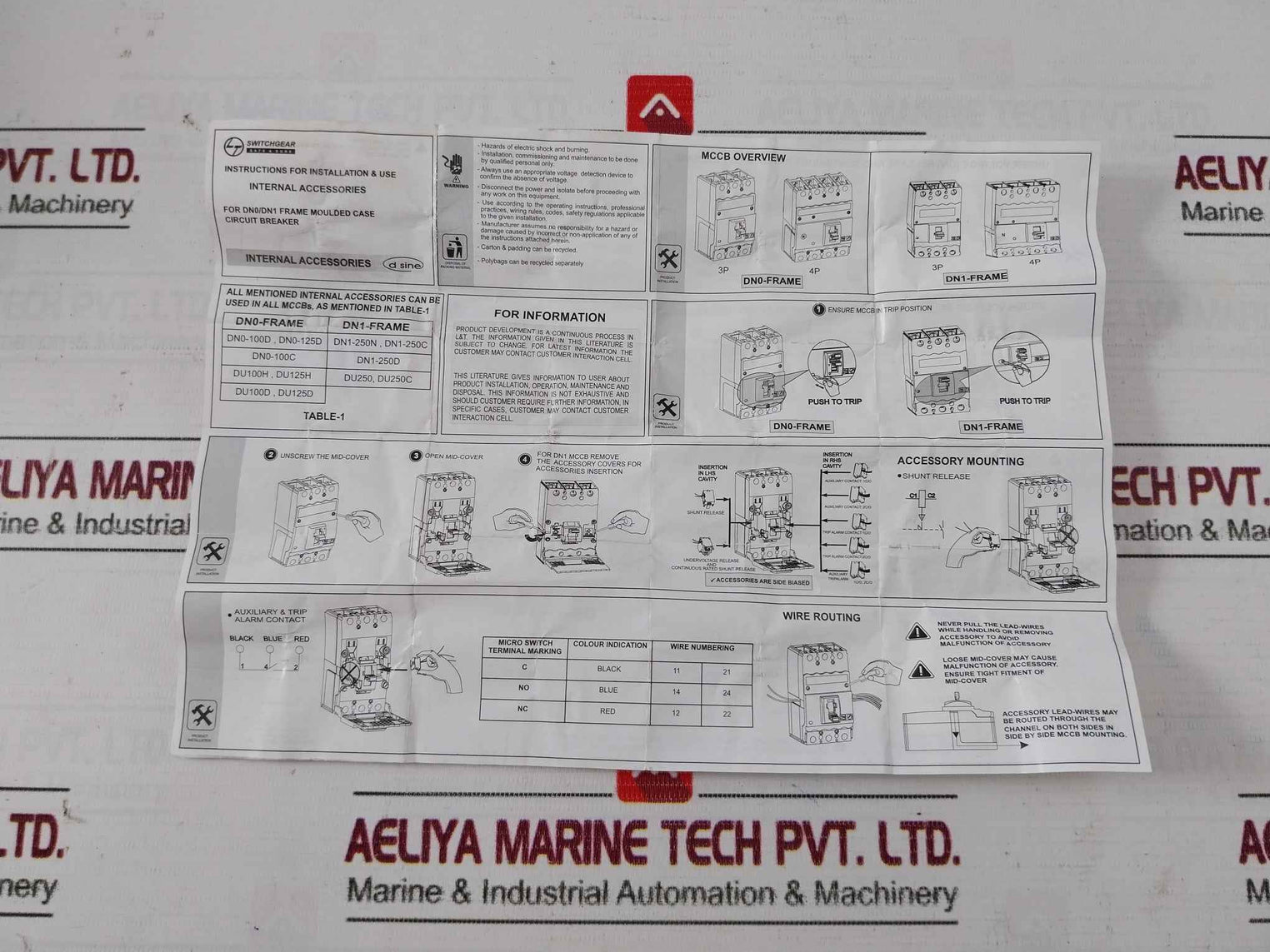 Larsen & Toubro Cm97883 Shunt Release Coil 240/415 Vac 50/60Hz