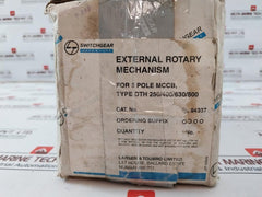 Larsen & Toubro DTH 250/400/630/800 External Rotary Mechanism