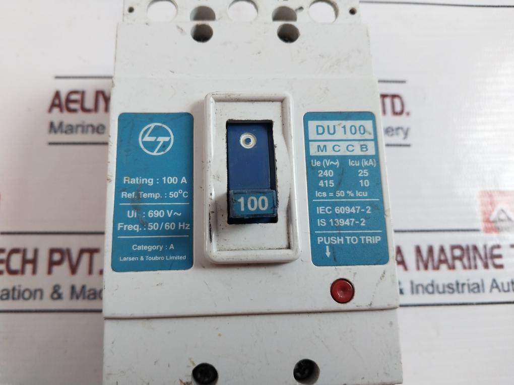 Larsen & Toubro Du 100 Thermal Magnetic Circuit Breaker 100A