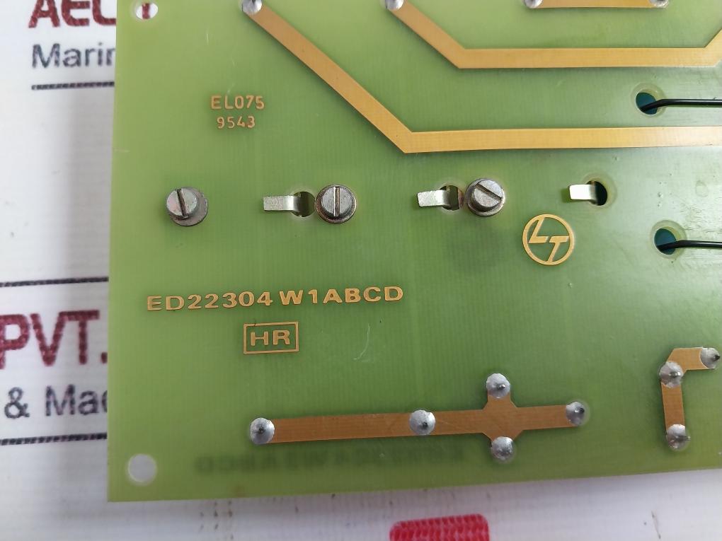 Larsen & Toubro Ed22304 W1 Abcd Printed Circuit Board