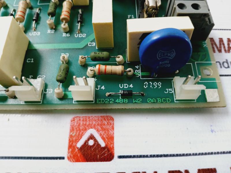 Larsen & Toubro ED22488 W1 0ABCD Printed Circuit Board