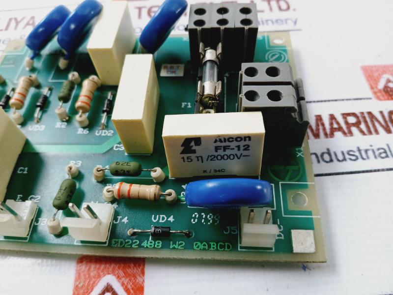 Larsen & Toubro ED22488 W1 0ABCD Printed Circuit Board