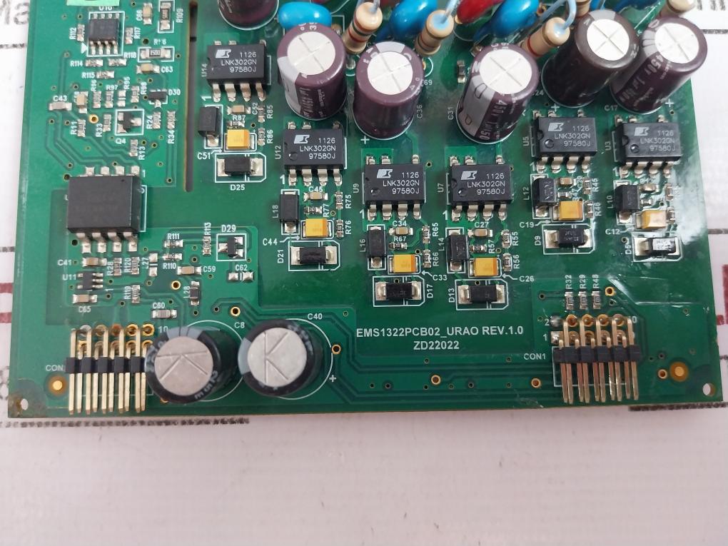 Larsen & Toubro Ems1322Pcb02_Urao Printed Circuit Board Zd22022 Rev 1.0 94V-0