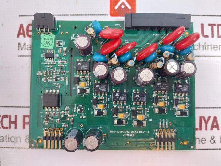 Larsen & Toubro Ems1322Pcb02_Urao Printed Circuit Board Zd22022 Rev 1.0 94V-0