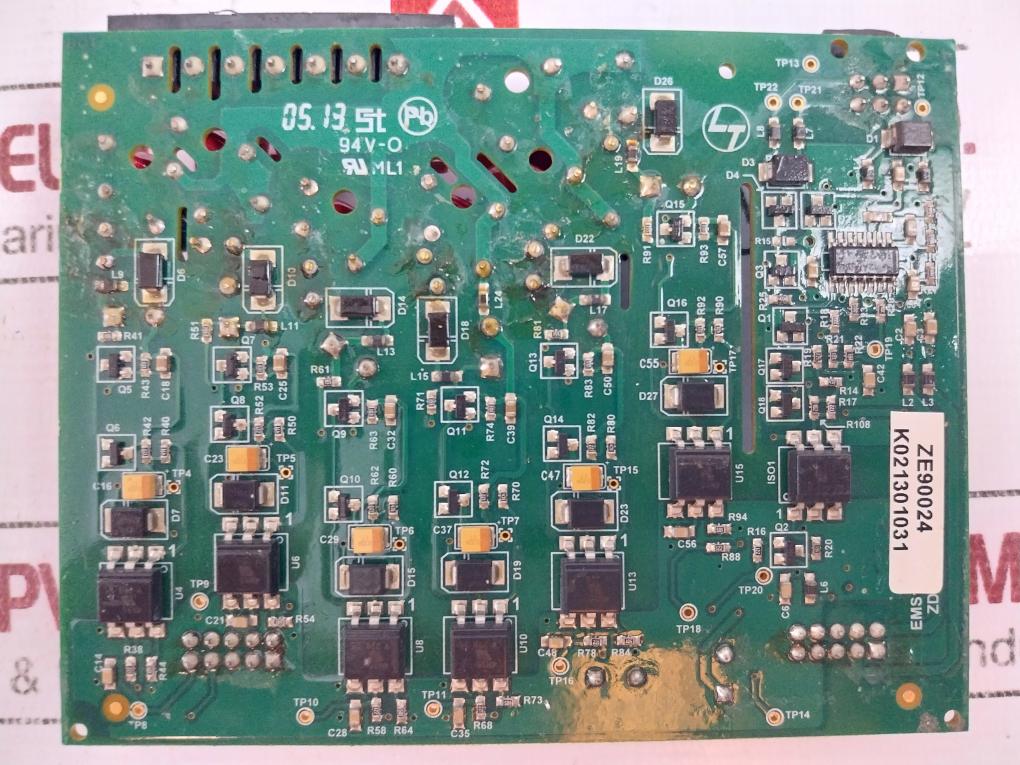 Larsen & Toubro Ems1322Pcb02_Urao Printed Circuit Board Zd22022 Rev 1.0 94V-0