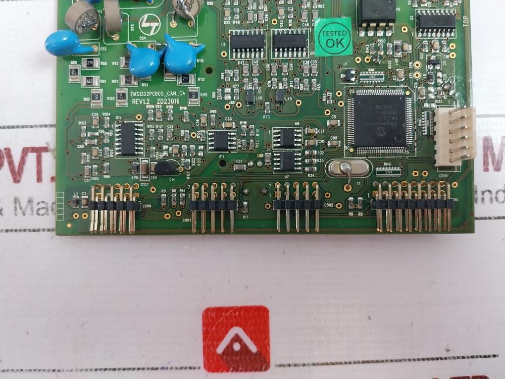 Larsen & Toubro Ems1322pcb05_can_ca Printed Circuit Board Module Rev 1.2 94v-0