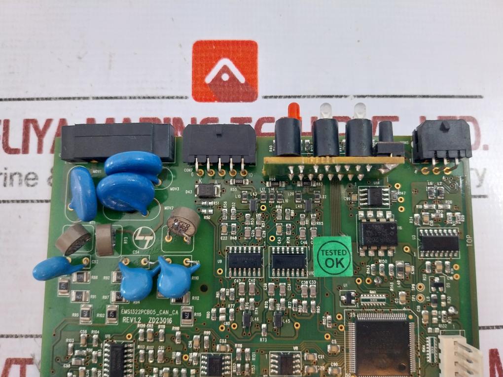 Larsen & Toubro Ems1322pcb05_can_ca Printed Circuit Board Module Rev 1.2 94v-0