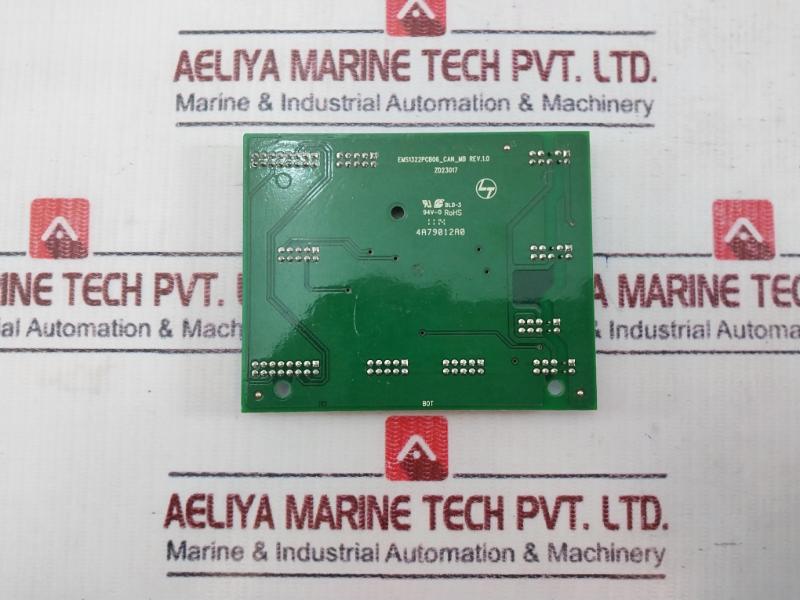Larsen & Toubro Ems1322Pcb06_Can_Mb Printed Circuit Board Card Rev 1.0 4A79012A0