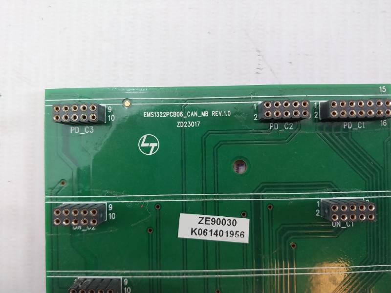 Larsen & Toubro Ems1322Pcb06_Can_Mb Printed Circuit Board Card Rev 1.0 4A79012A0