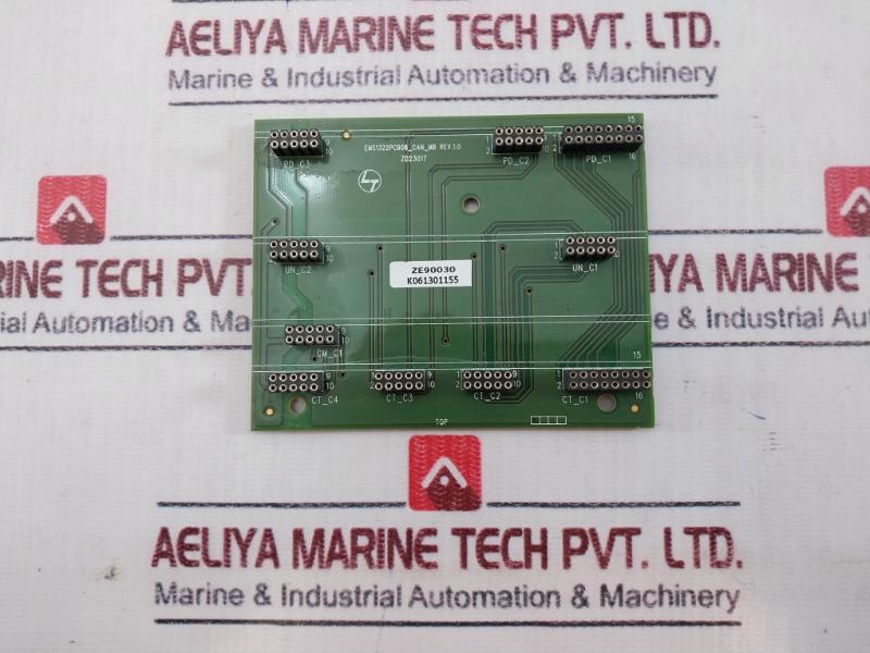 Larsen & Toubro Ems1322Pcb06_Can_Mb Printed Circuit Board Card Rev 1.0 Ze90030