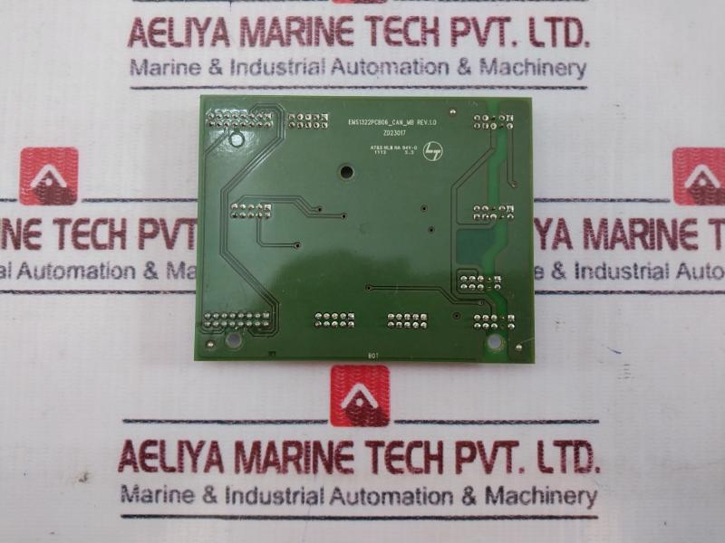 Larsen & Toubro Ems1322Pcb06_Can_Mb Printed Circuit Board Card Rev 1.0 Ze90030