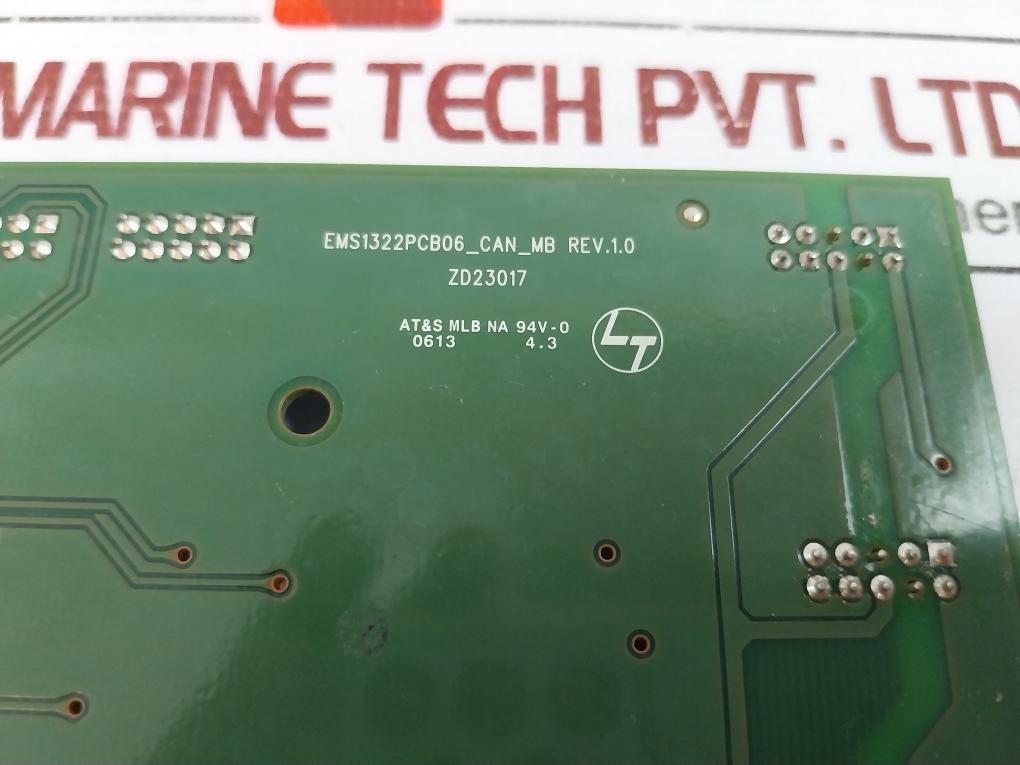 Larsen & Toubro Ems1322Pcb06_Can_Mb Printed Circuit Board Rev 1.0 Zd23017