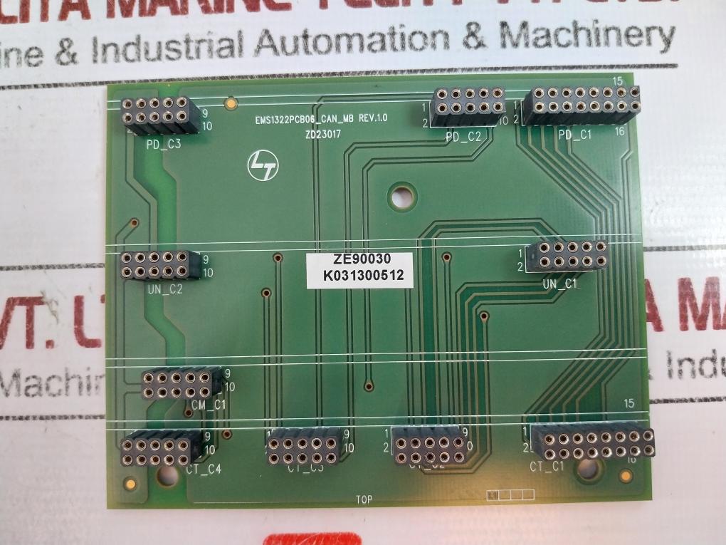 Larsen & Toubro Ems1322Pcb06_Can_Mb Printed Circuit Board Rev 1.0 Zd23017