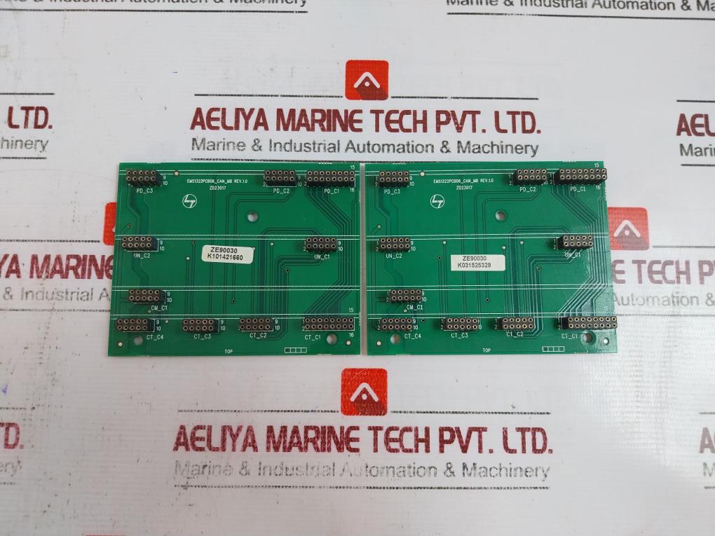 Larsen & Toubro Ems1322pcb06_can_mb Printed Circuit Board Zd23017 Rev 1.0 94v-0