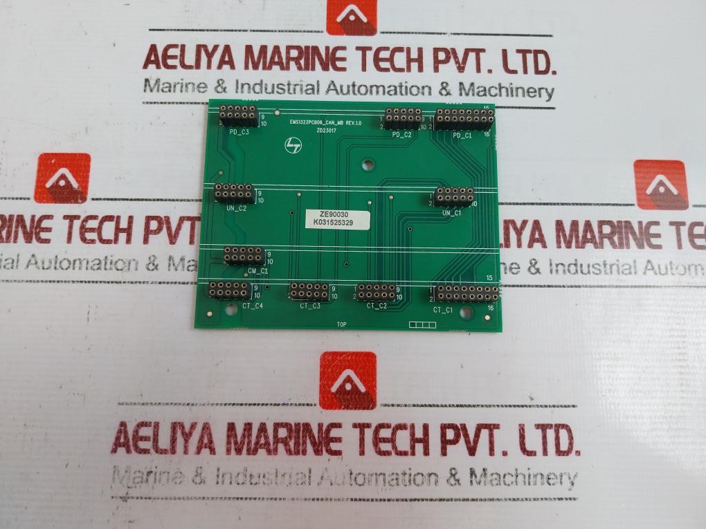 Larsen & Toubro Ems1322pcb06_can_mb Printed Circuit Board Zd23017 Rev 1.0 94v-0