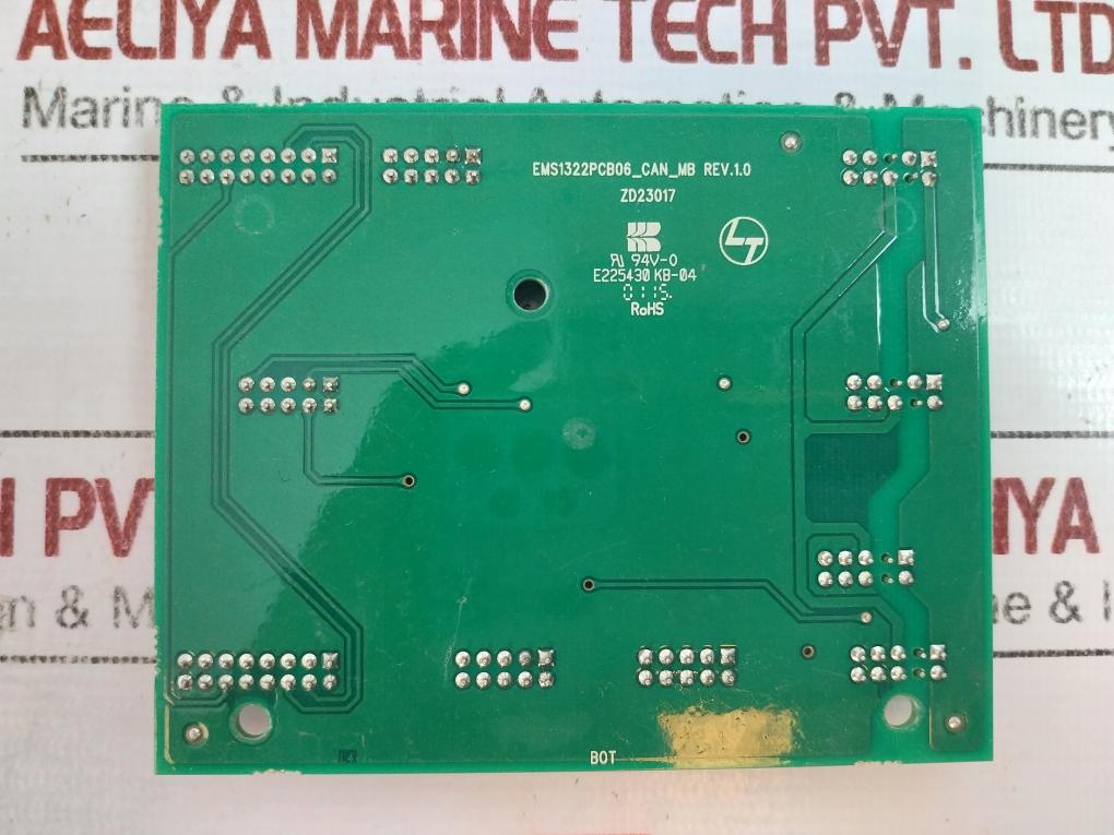 Larsen & Toubro Ems1322pcb06_can_mb Printed Circuit Board Zd23017 Rev 1.0 94v-0