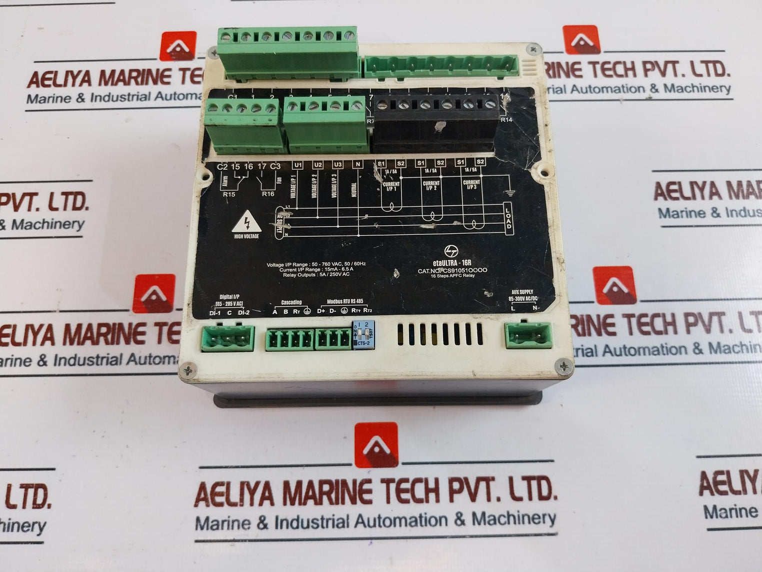 Larsen & Toubro Etaultra 16R Automatic Power Factor Controller 50-760Vac 50/60Hz