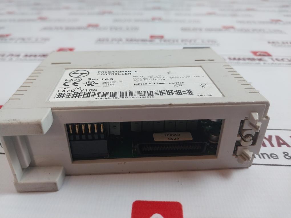 Larsen & Toubro Lx70 Y16R Programmable Controller Dc 24V E150833