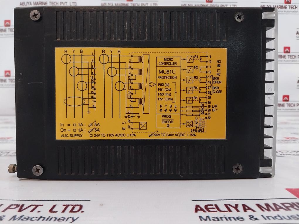 Larsen & Toubro Mc61C Over Current Earth Fault Protection & Control Relay