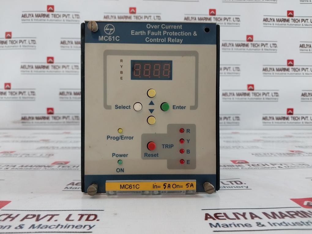 Larsen & Toubro Mc61C Over Current Earth Fault Protection & Control Relay