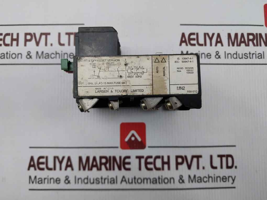 Larsen & Toubro Mn2 Overload Relay 3-5a Ss01212