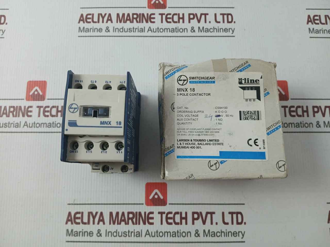 Larsen & Toubro Mnx 18 M-line Switchgear 3 Pole Power Contactor