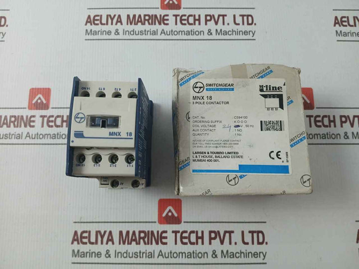 Larsen & Toubro Mnx 18 M-line Switchgear 3 Pole Power Contactor