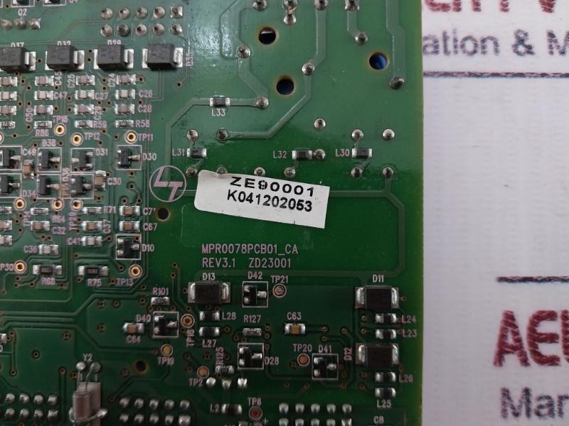 Larsen & Toubro Mpr0078Pcb01_Ca Printed Circuit Board Rev 4.0 Ze90001