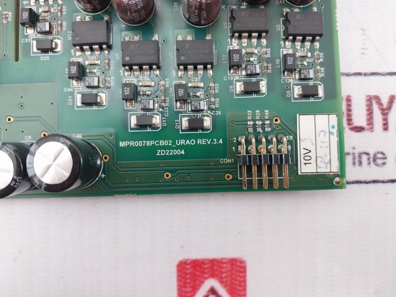 Larsen & Toubro Mpr0078Pcb02_Urao Printed Circuit Board Rev 3.4 Zd22004
