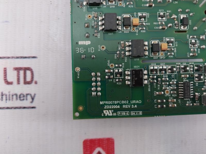 Larsen & Toubro Mpr0078Pcb02_Urao Printed Circuit Board Rev 3.4 Zd22004