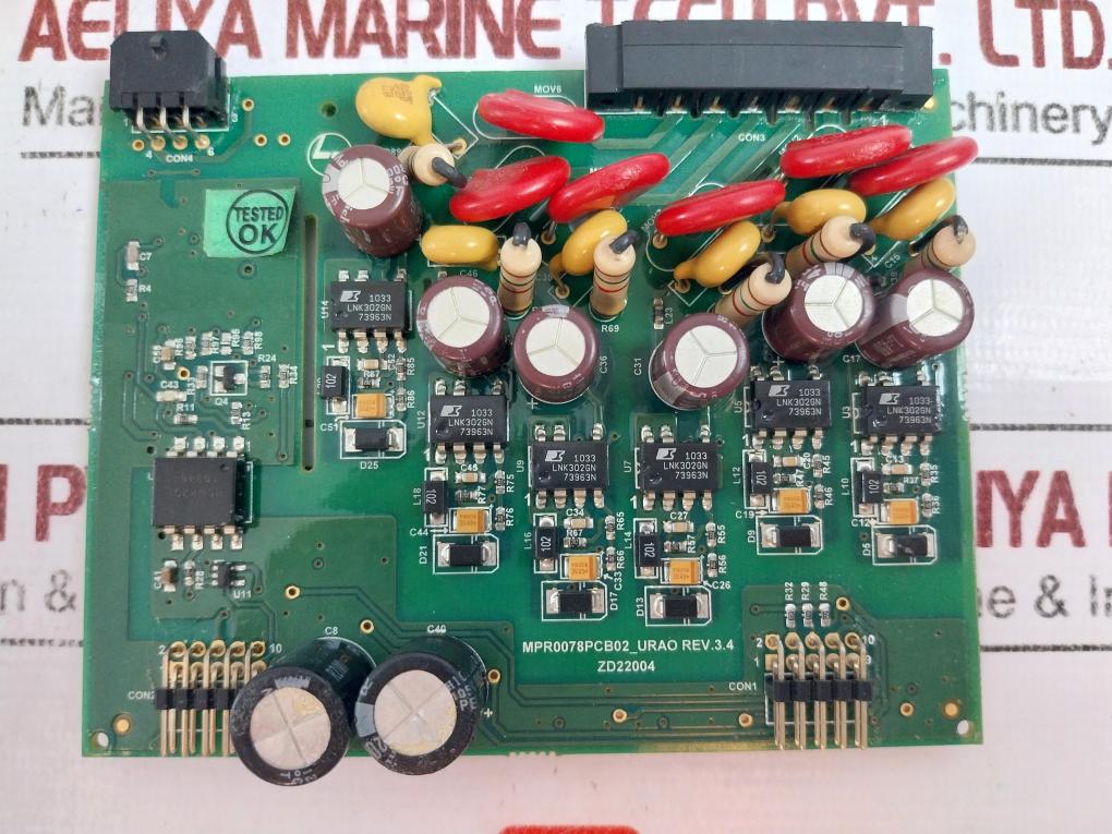 Larsen & Toubro Mpr0078Pcb02_Urao Printed Circuit Board Zd22004 94V-0 Rev 3.4