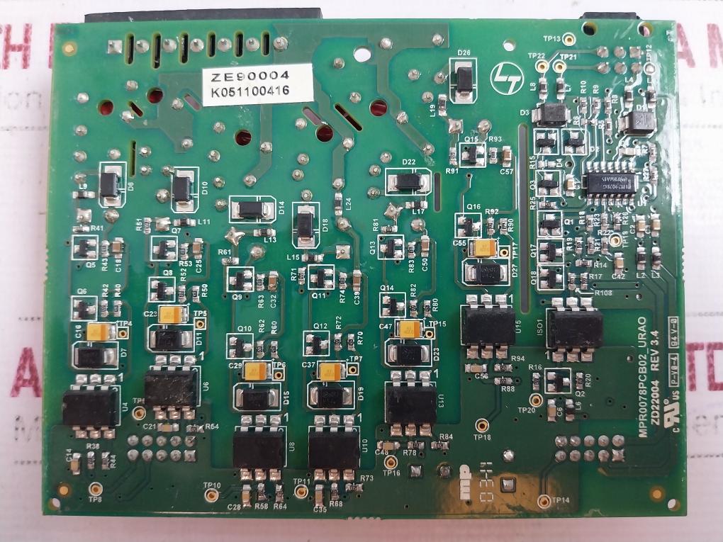 Larsen & Toubro Mpr0078Pcb02_Urao Printed Circuit Board Zd22004 94V-0 Rev 3.4