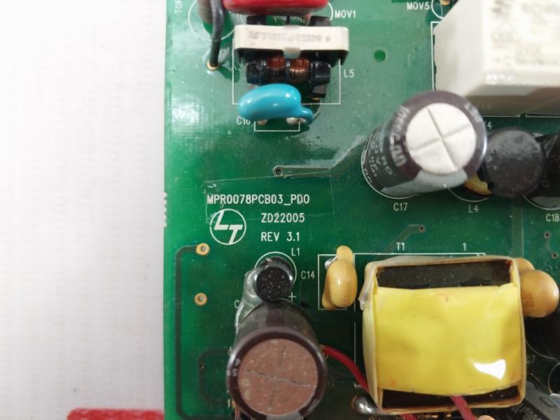 Larsen & Toubro Mpr0078Pcb03Pd0 Power Control/Distribution Board Pcb Rev 3.1 94V-0
