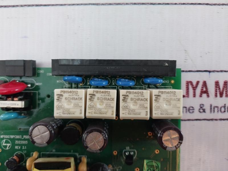 Larsen & Toubro Mpr0078Pcb03Pd0 Power Control/Distribution Board Pcb Rev 3.1 94V-0