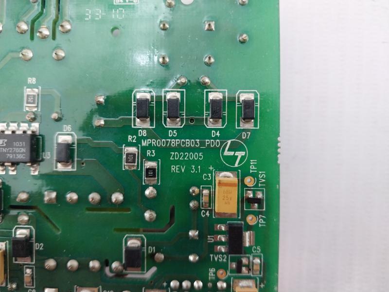 Larsen & Toubro Mpr0078Pcb03Pd0 Power Control/Distribution Board Pcb Rev 3.1 94V-0