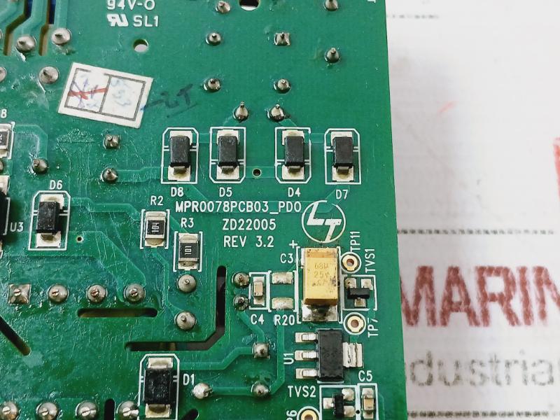 Larsen &Toubro Mpr0078Pcb03_Pd0 Power Control/Distribution Board Pcb Rev.3.2